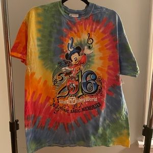 2016 tie-dye Disney tshirt
